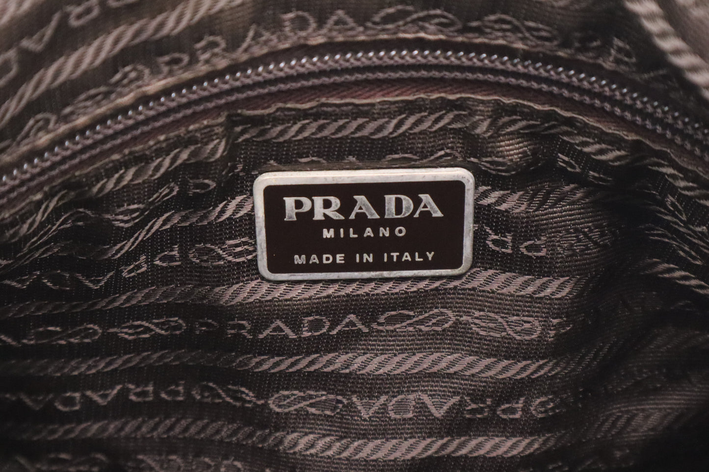 Prada Messenger Bag in Dark Green Nylon