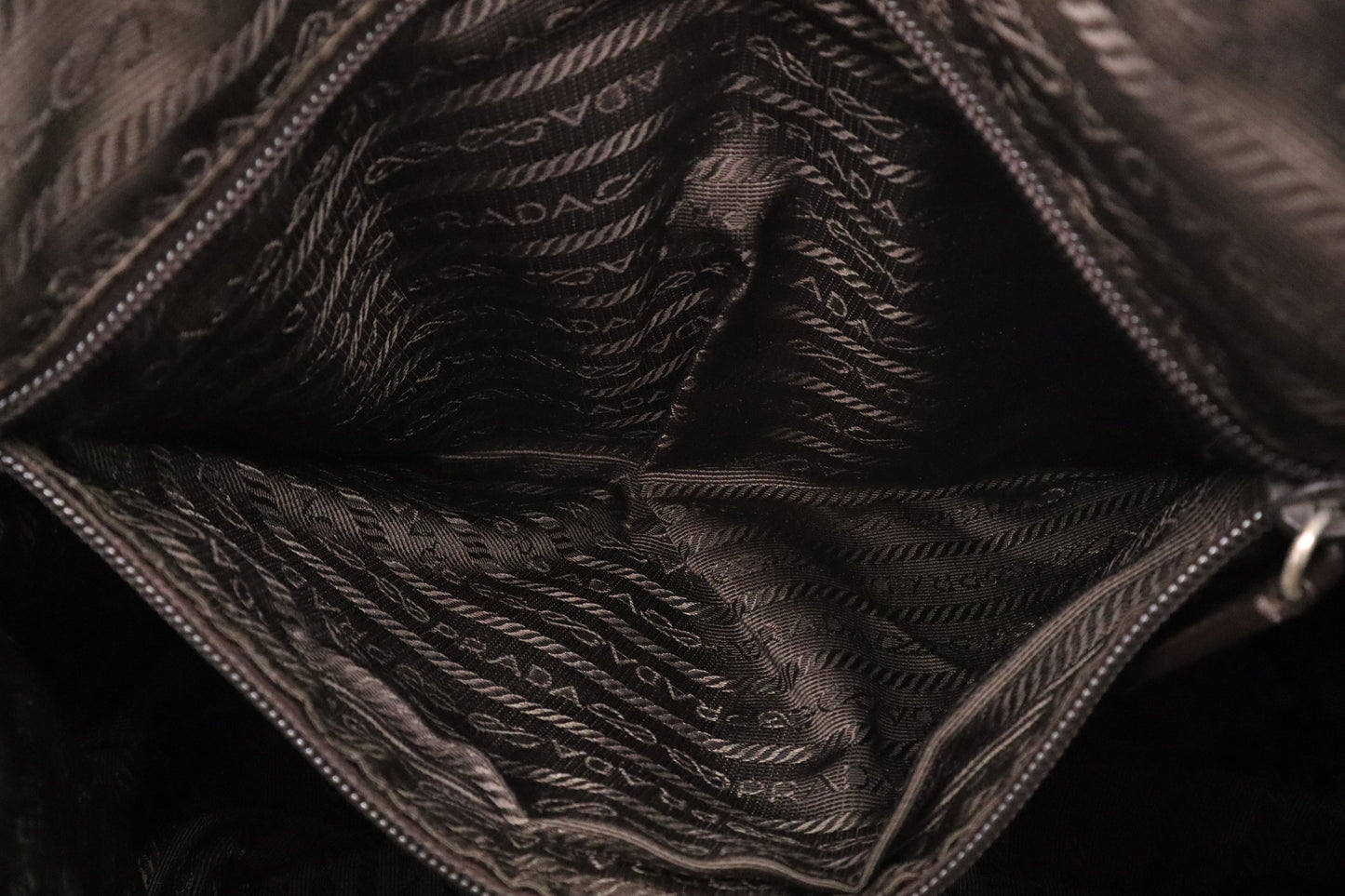 Prada Messenger Bag in Dark Green Nylon