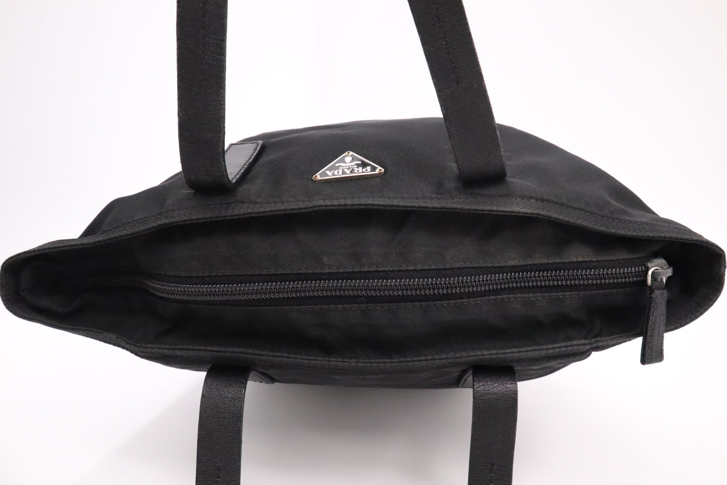 Prada Handbag in Black Nylon
