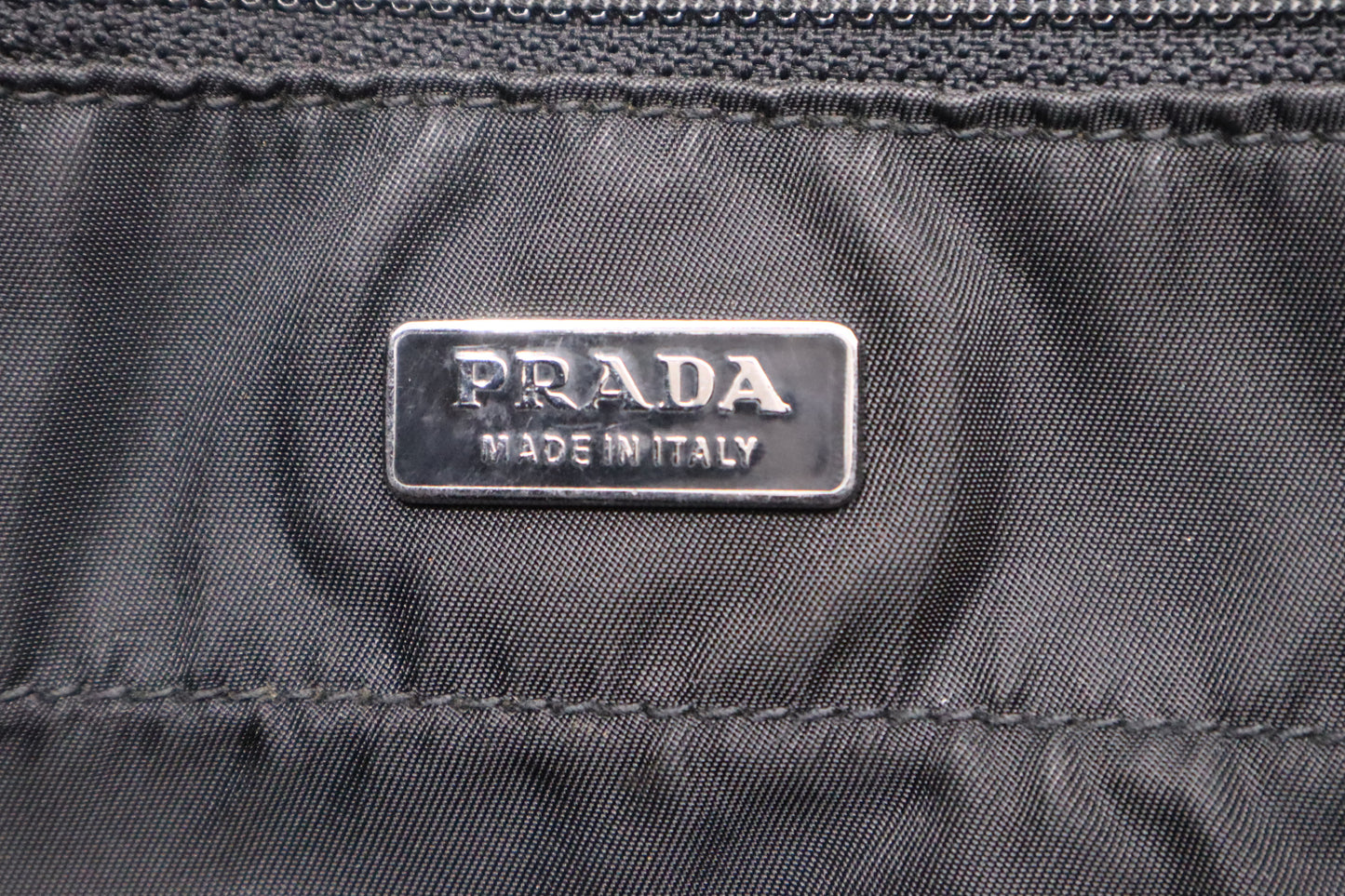 Prada Handbag in Black Nylon