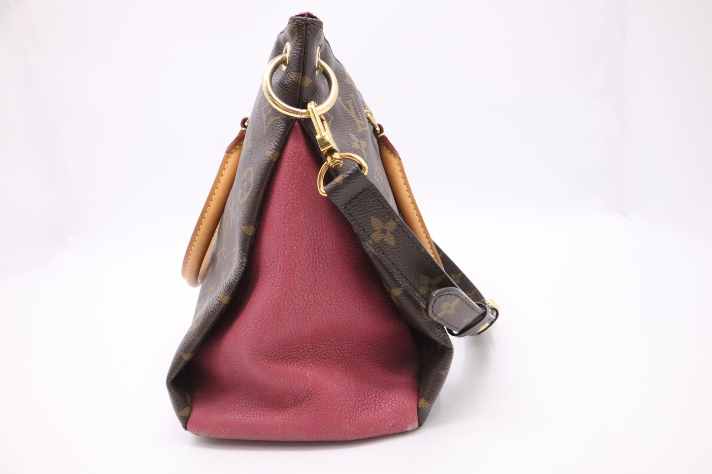 Louis Vuitton Pallas in Pink Leather & Monogram Canvas