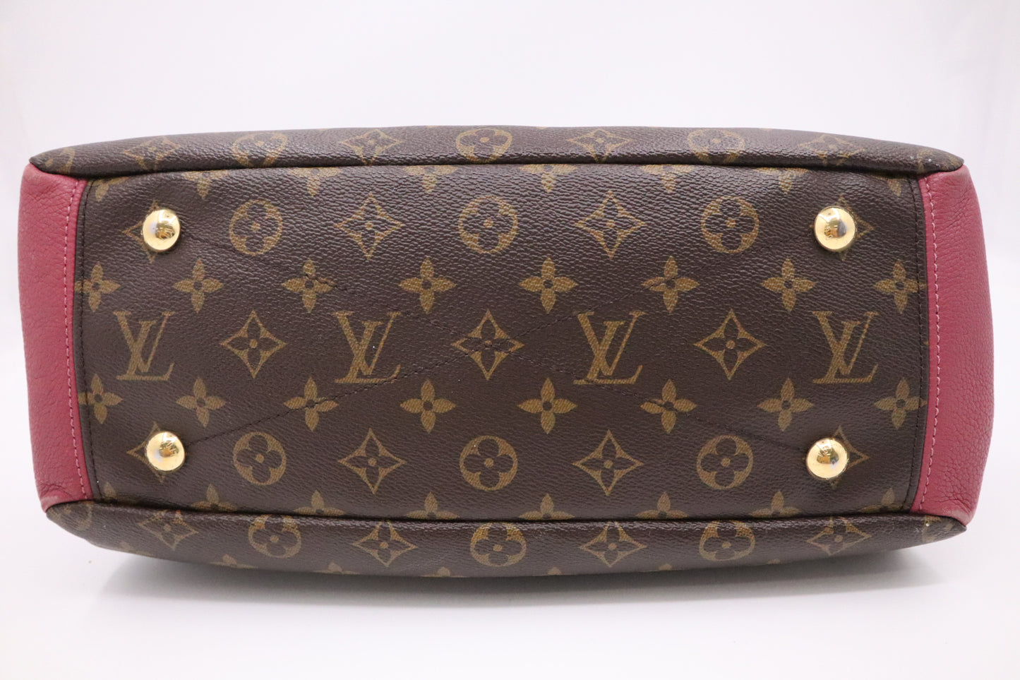 Louis Vuitton Pallas in Pink Leather & Monogram Canvas