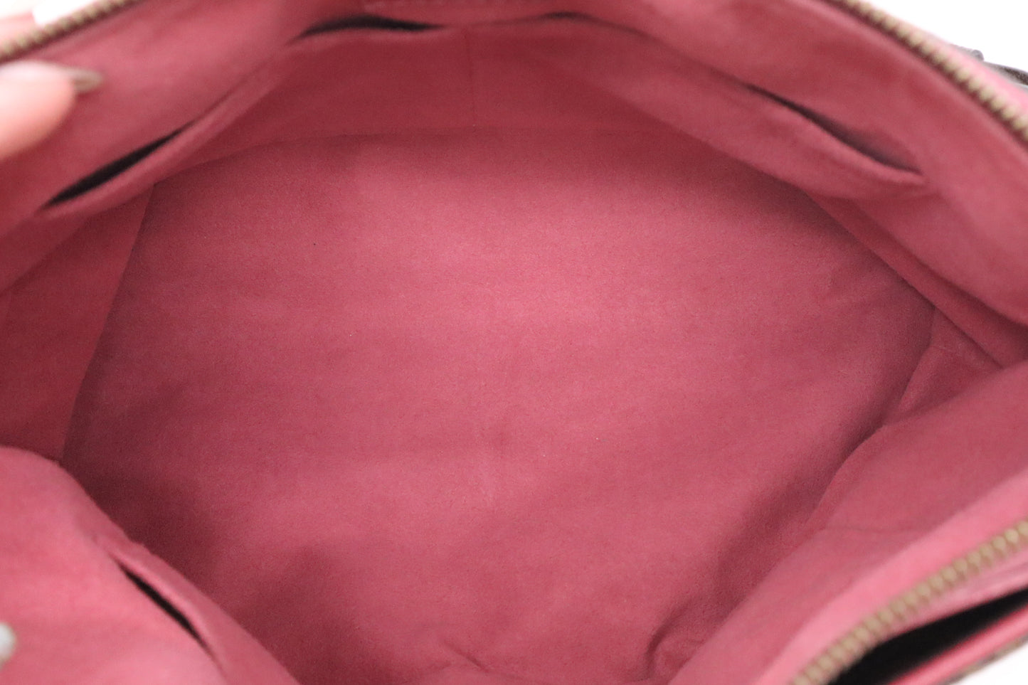 Louis Vuitton Pallas in Pink Leather & Monogram Canvas