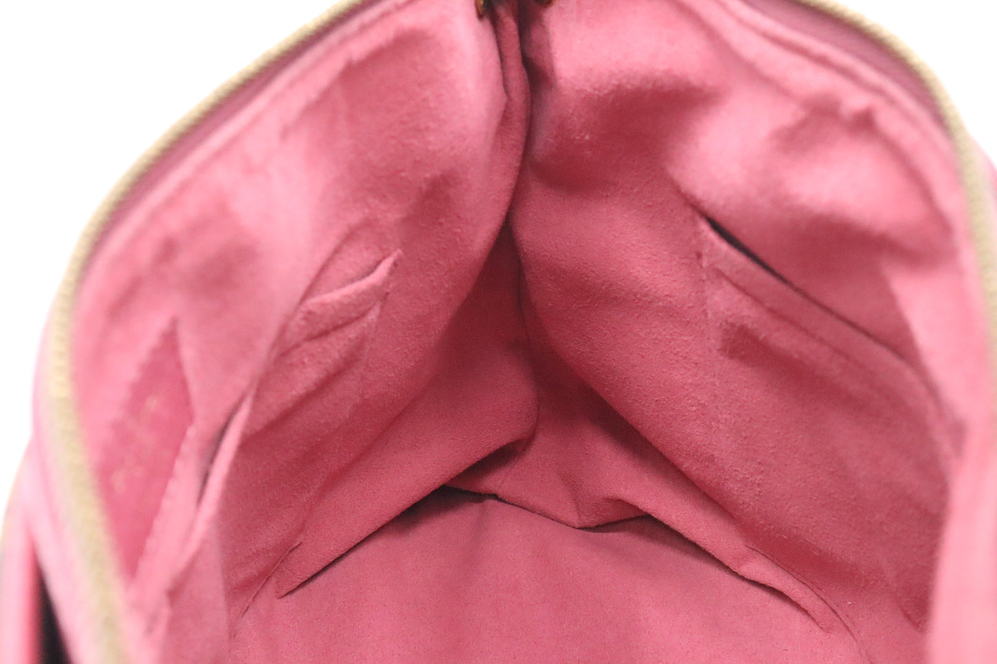 Louis Vuitton Pallas in Pink Leather & Monogram Canvas