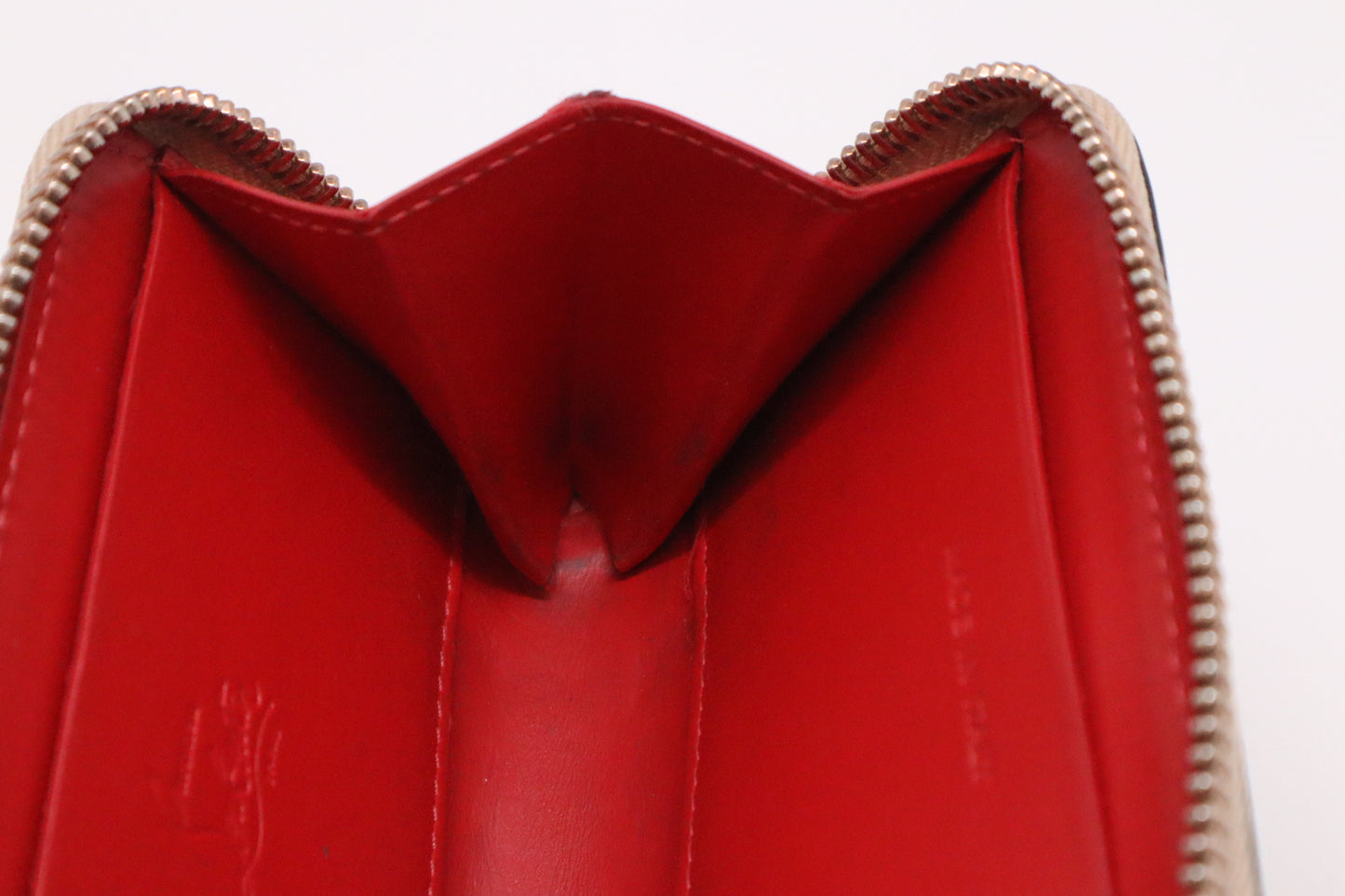 Louboutin Card Case in Beige Panettone Leather