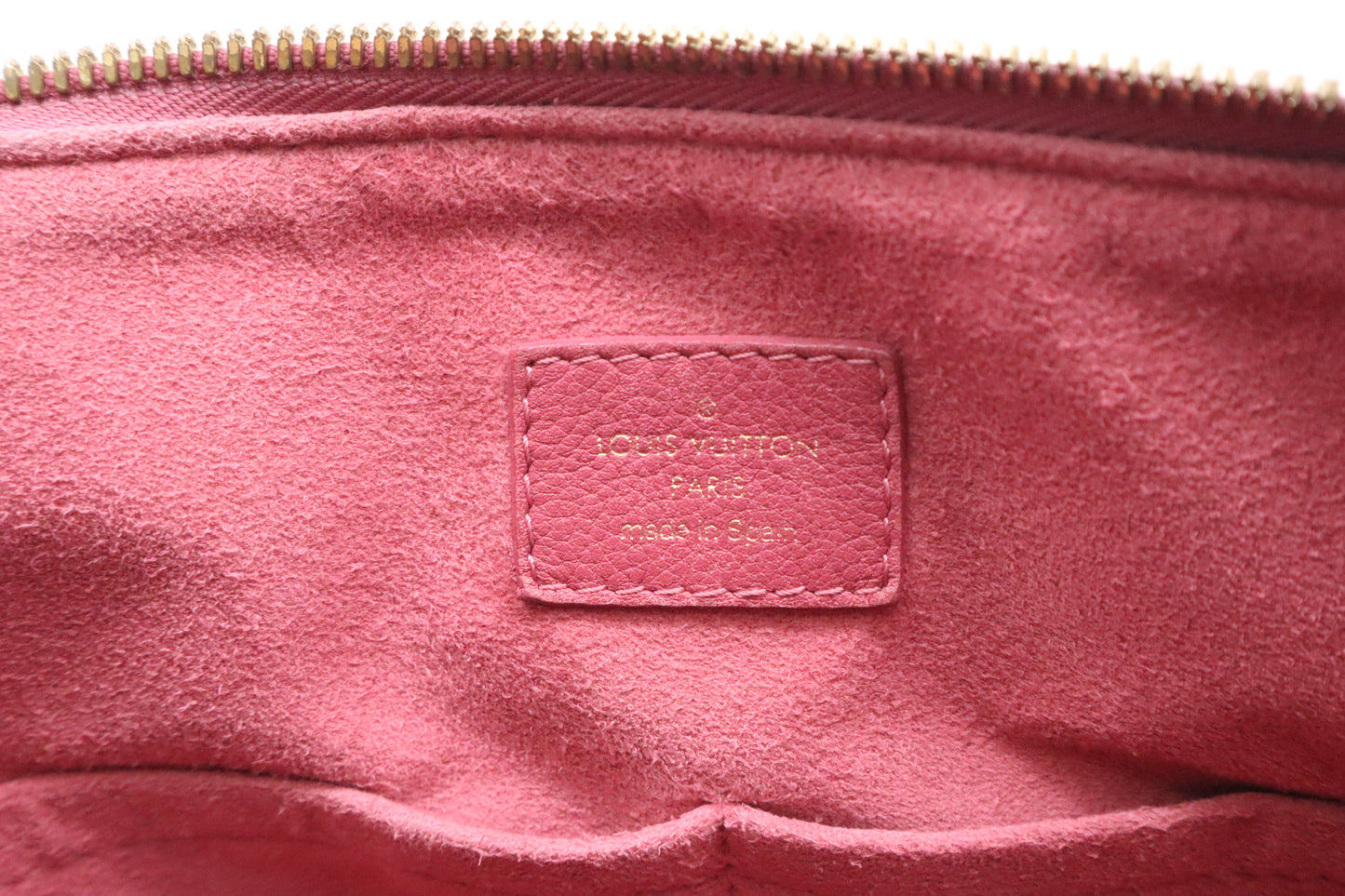Louis Vuitton Pallas in Pink Leather & Monogram Canvas