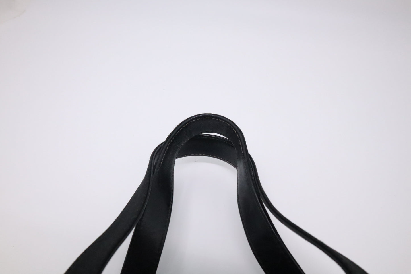 Ferragamo Small Trifolio Handbag in Black Leather