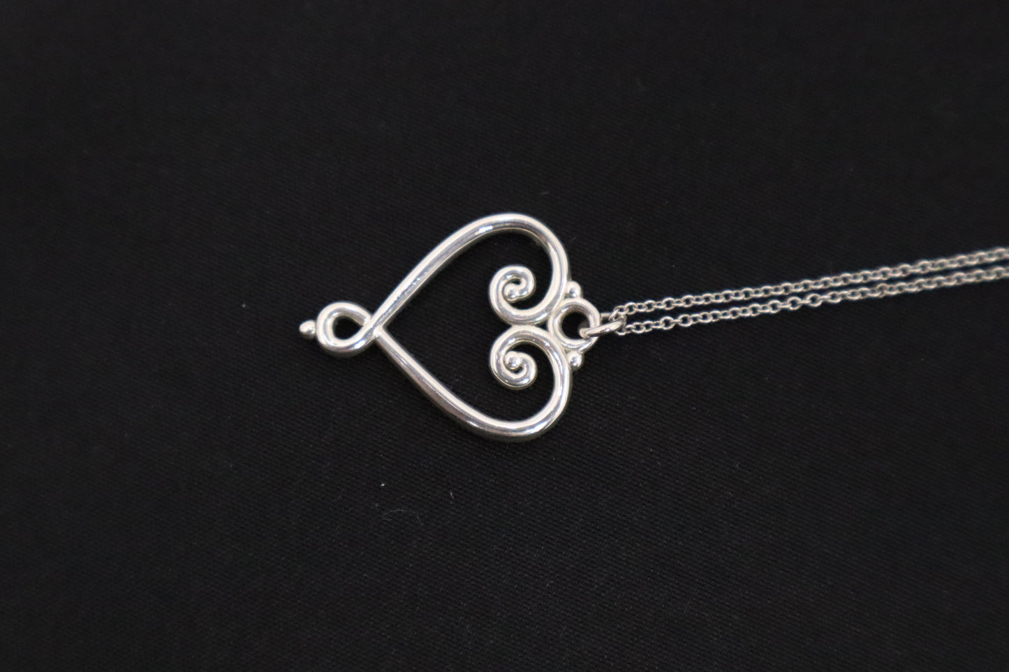 Tiffany & Co. Goldini Heart Necklace in Sterling Silver