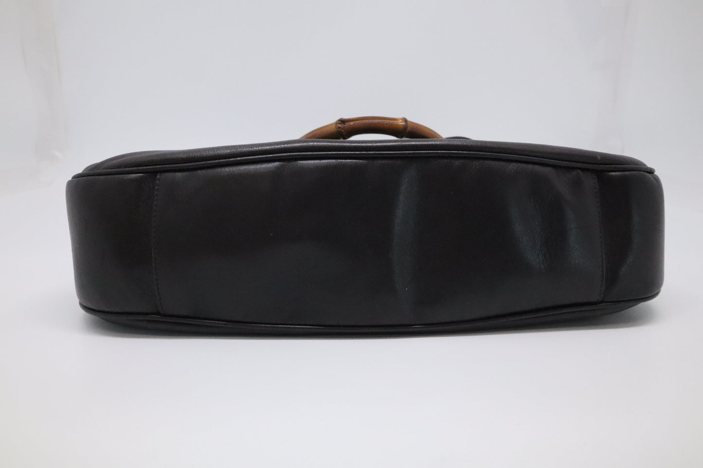 Gucci Bamboo Shoulder Bag in Brown Leather