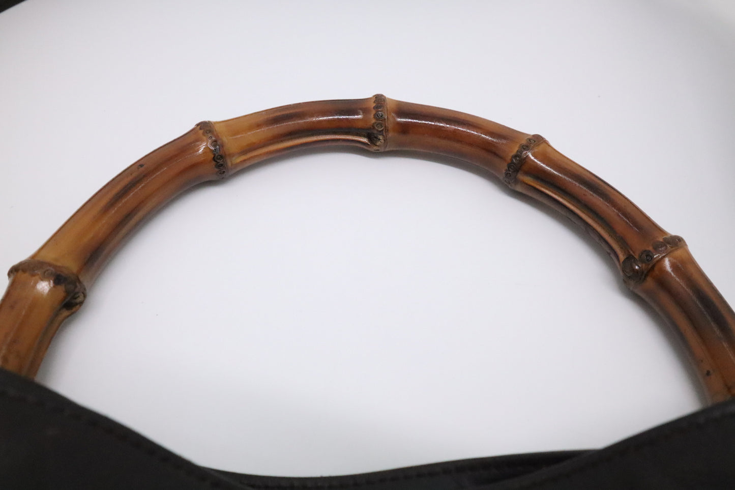 Gucci Bamboo Shoulder Bag in Brown Leather