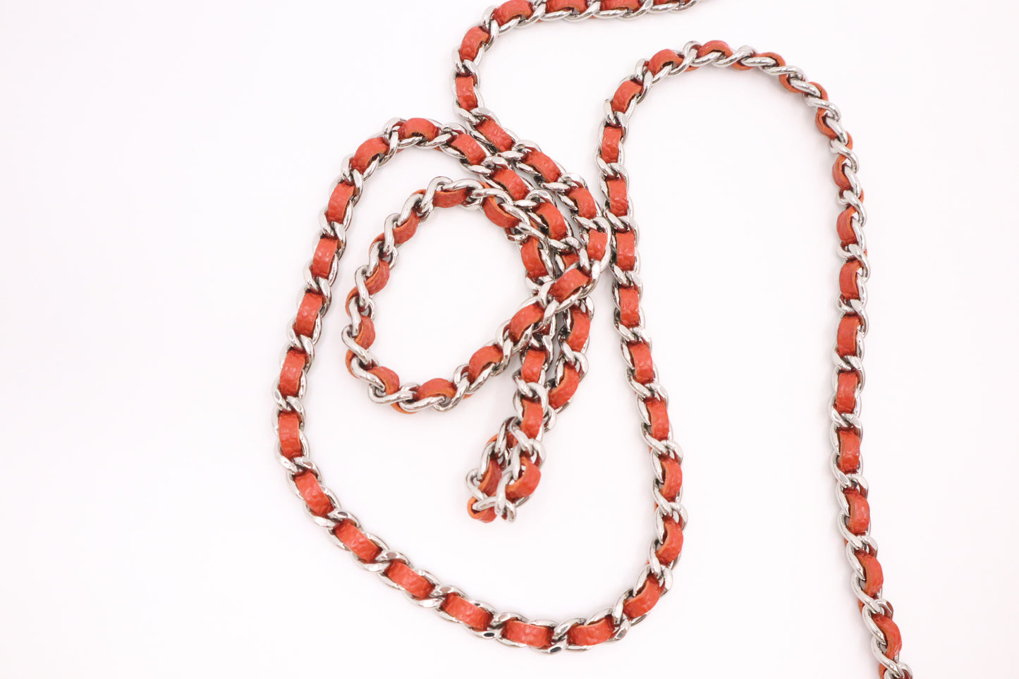 Chanel Wallet on Chain in Orange Caviar Leather
