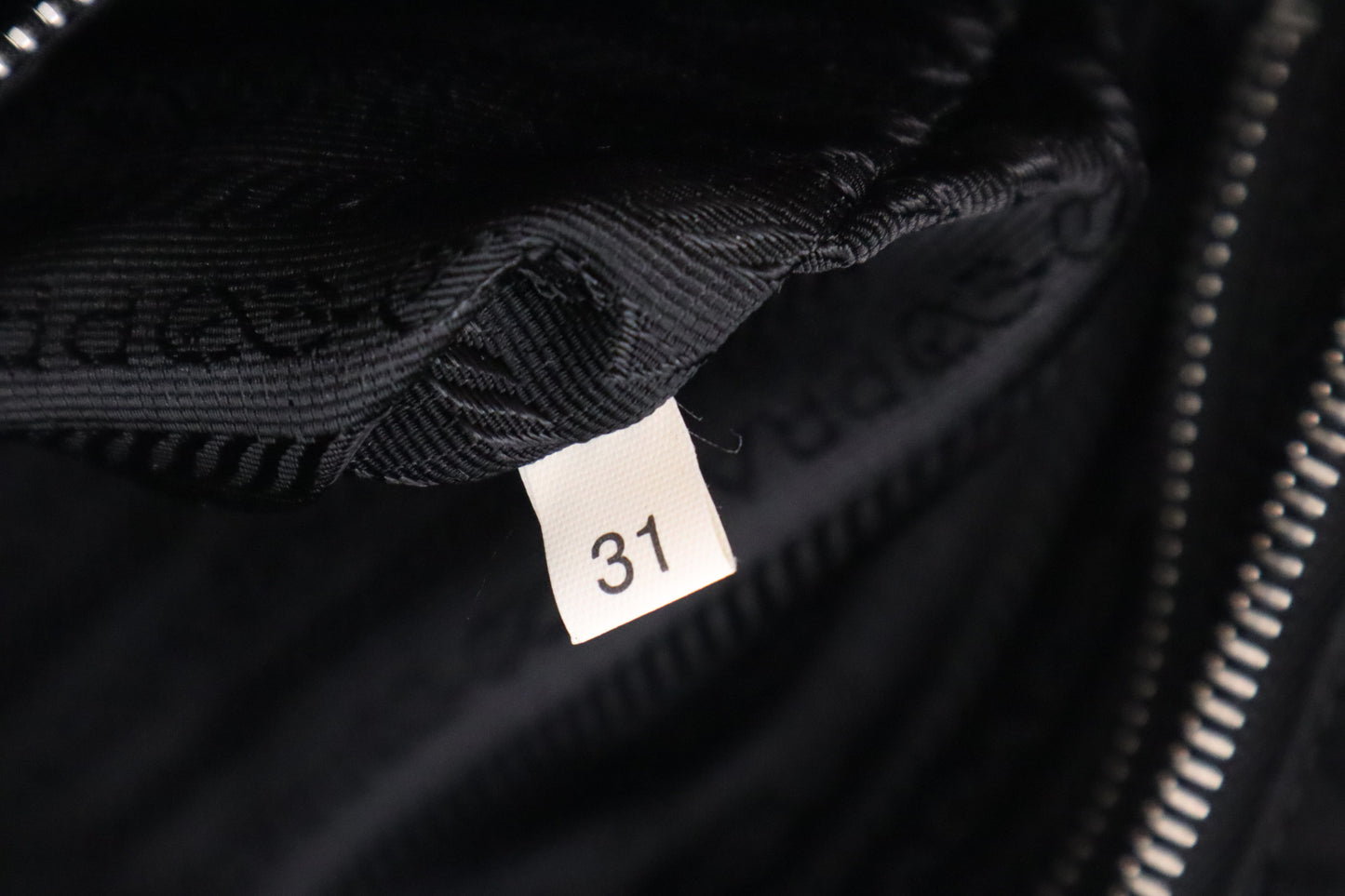 Prada Shoulder Bag in Black Nylon Canvas