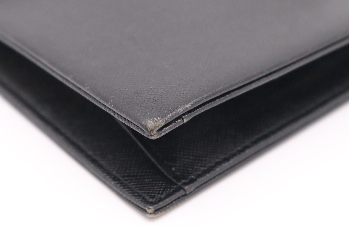 YSL Saint Laurent Clutch in Black Leather