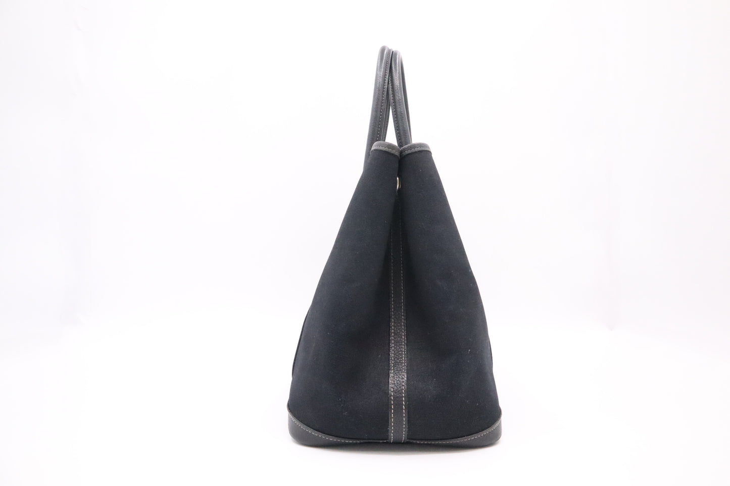 Hermes Garden Party 36 Bag in Black Canvas