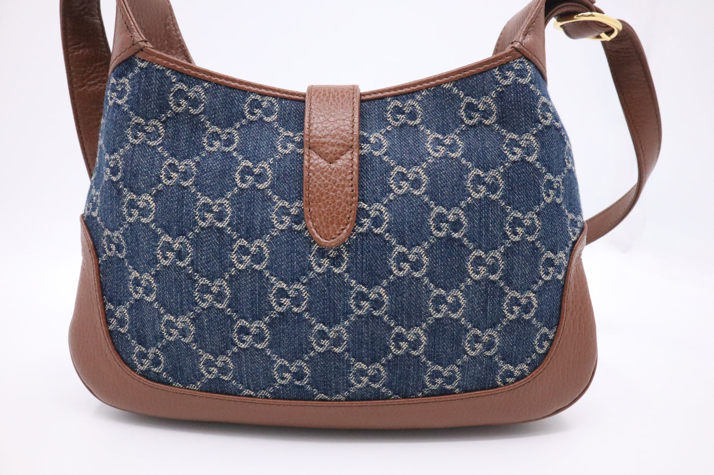 Gucci Jackie in Denim GG Canvas