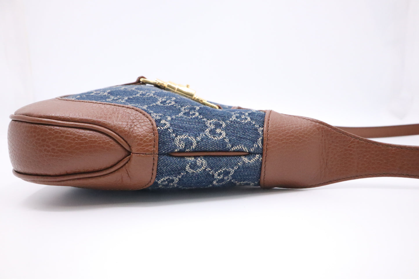 Gucci Jackie in Denim GG Canvas