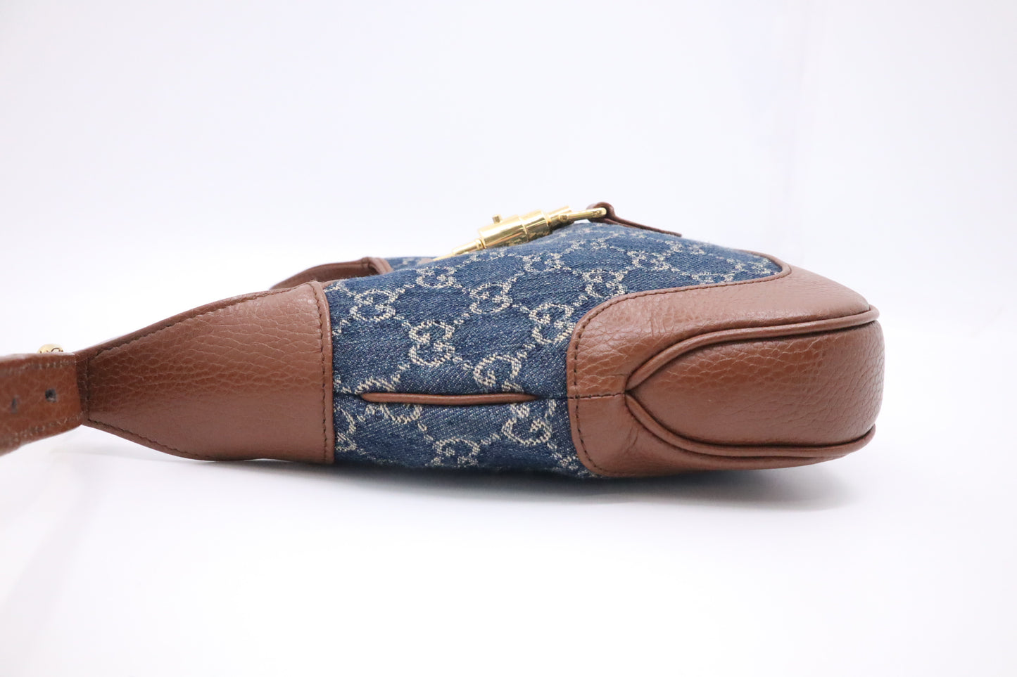 Gucci Jackie in Denim GG Canvas