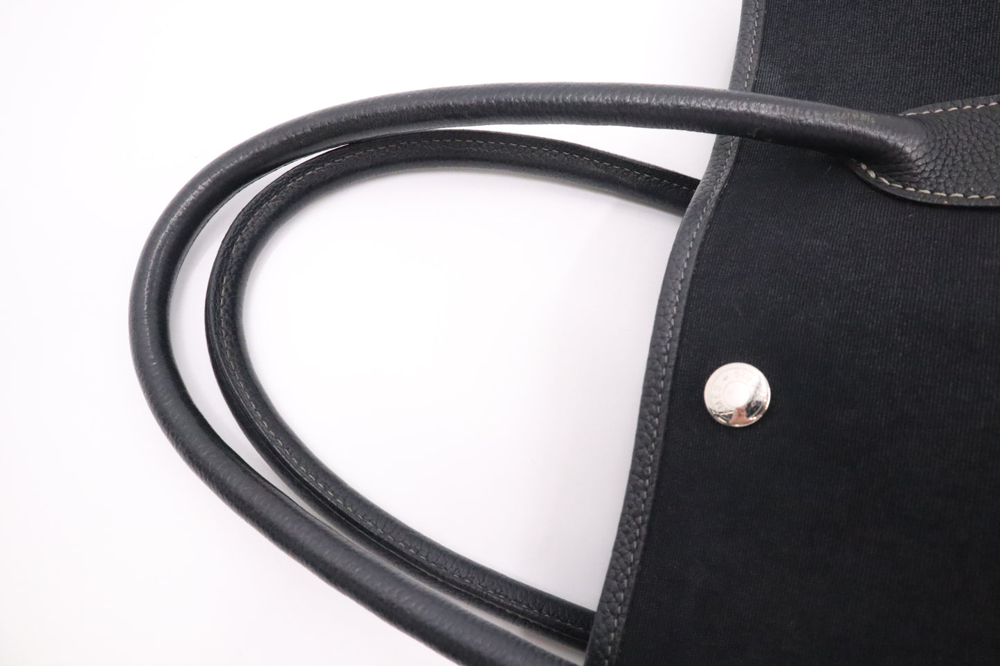 Hermes Garden Party 36 Bag in Black Canvas