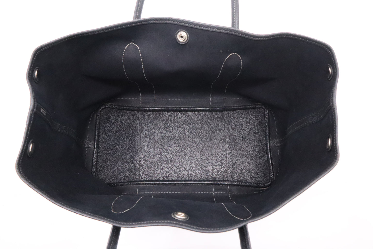 Hermes Garden Party 36 Bag in Black Canvas