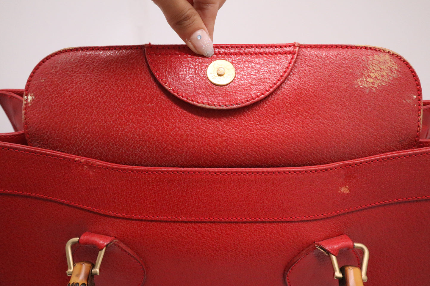 Gucci Large Diana in Red Leather