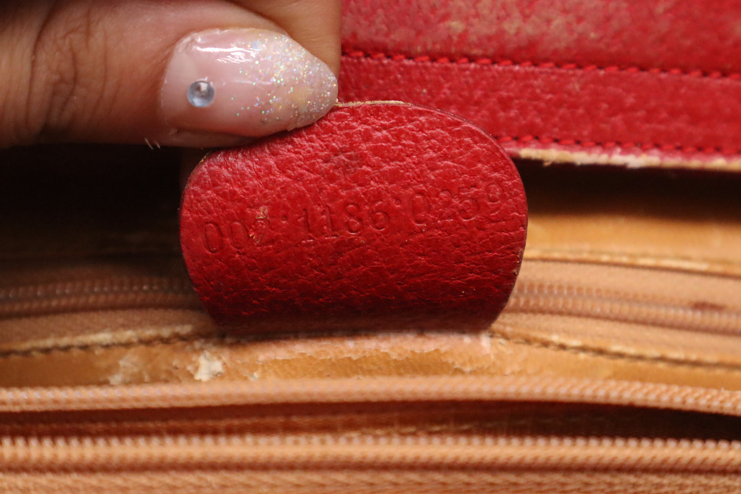 Gucci Large Diana in Red Leather