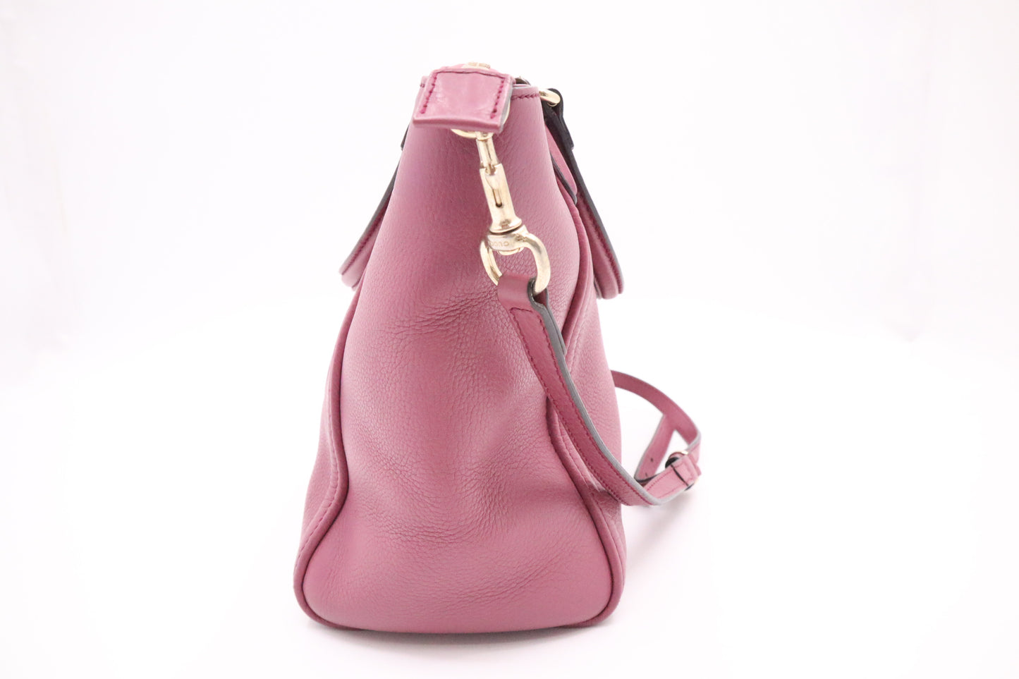 Gucci Soho Handbag in Purple Leather