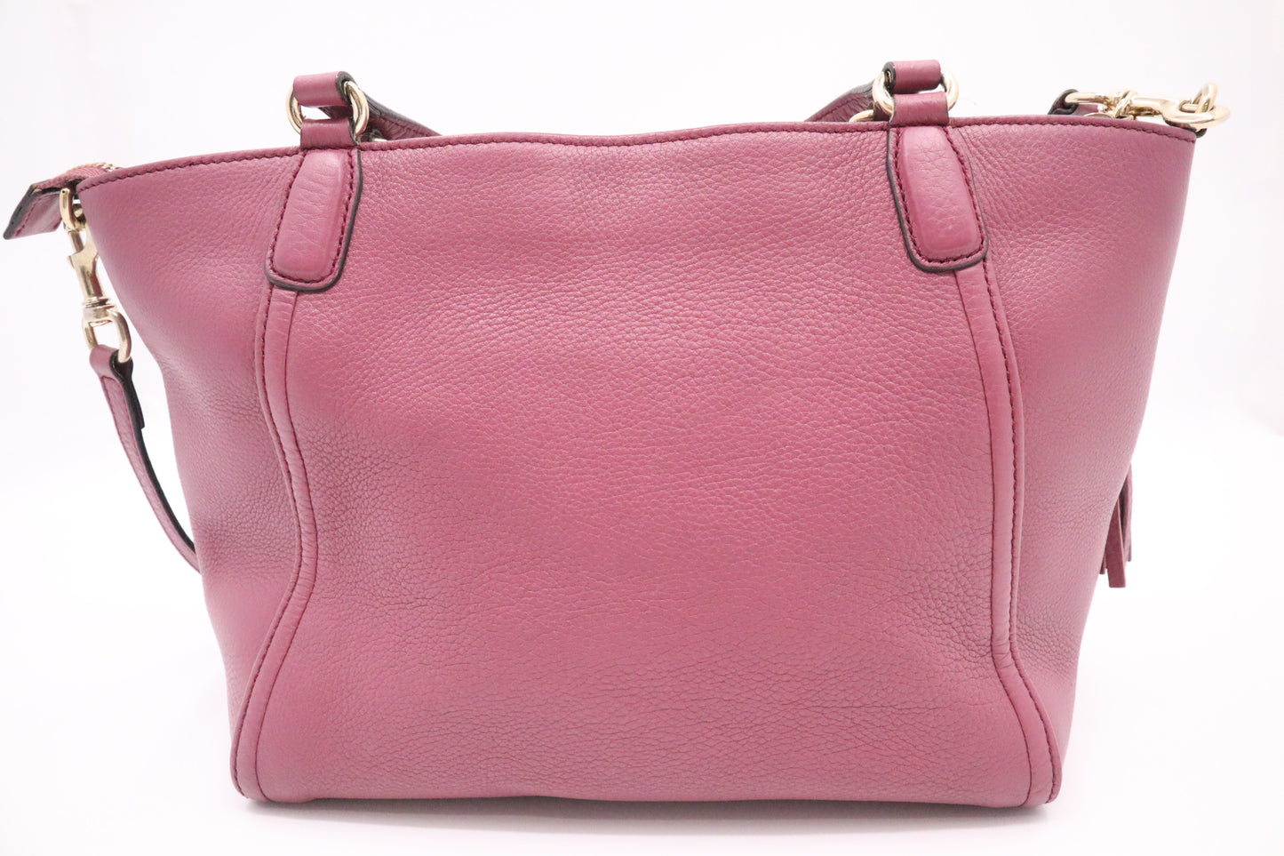 Gucci Soho Handbag in Purple Leather