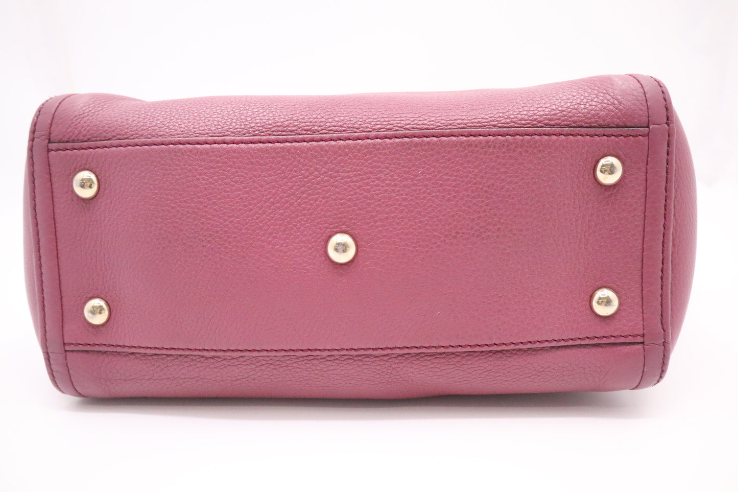 Gucci Soho Handbag in Purple Leather