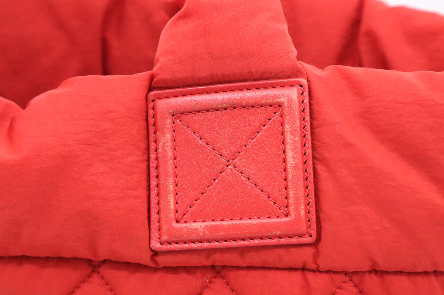 Chanel Cocoon Handbag in Red Nylon