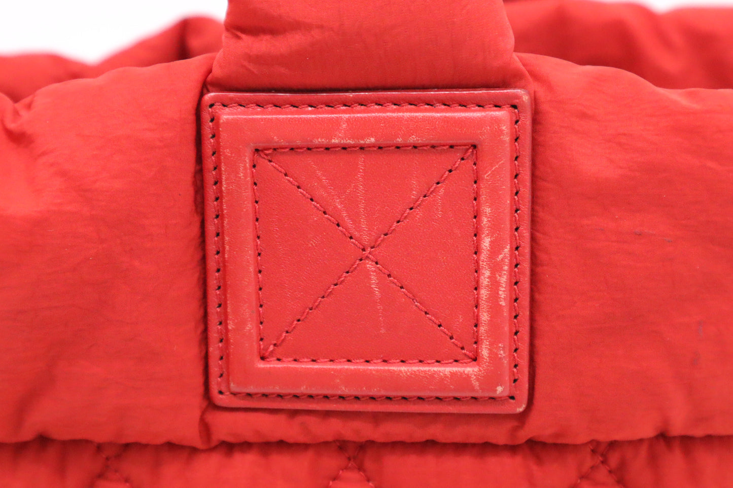 Chanel Cocoon Handbag in Red Nylon