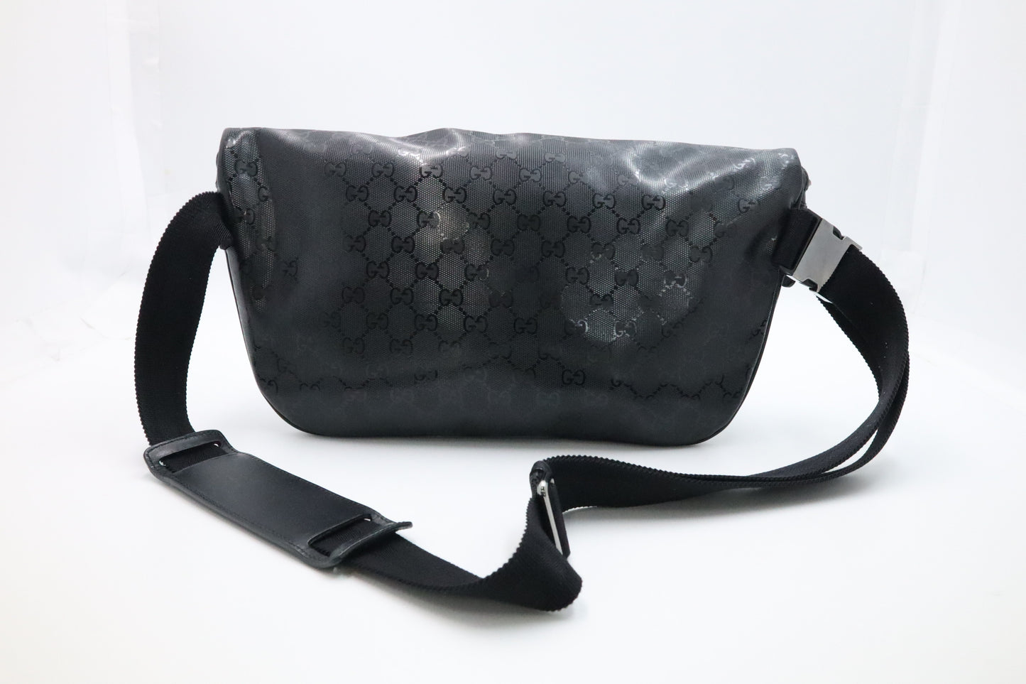 Gucci Waist Bag in Black Imprime Canvas