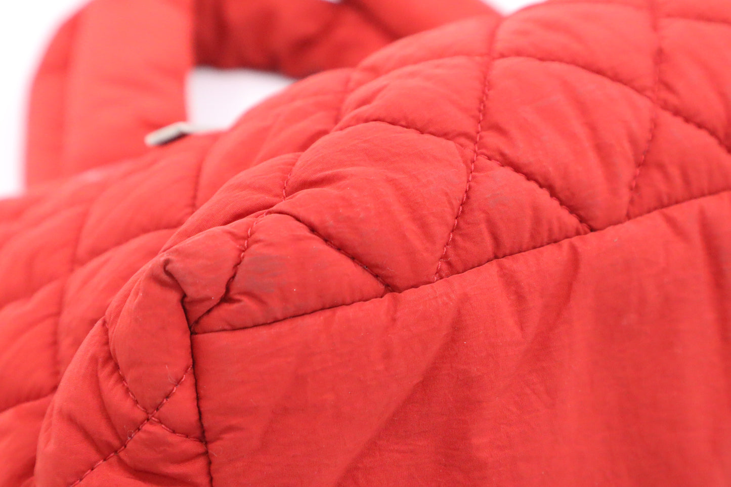 Chanel Cocoon Handbag in Red Nylon