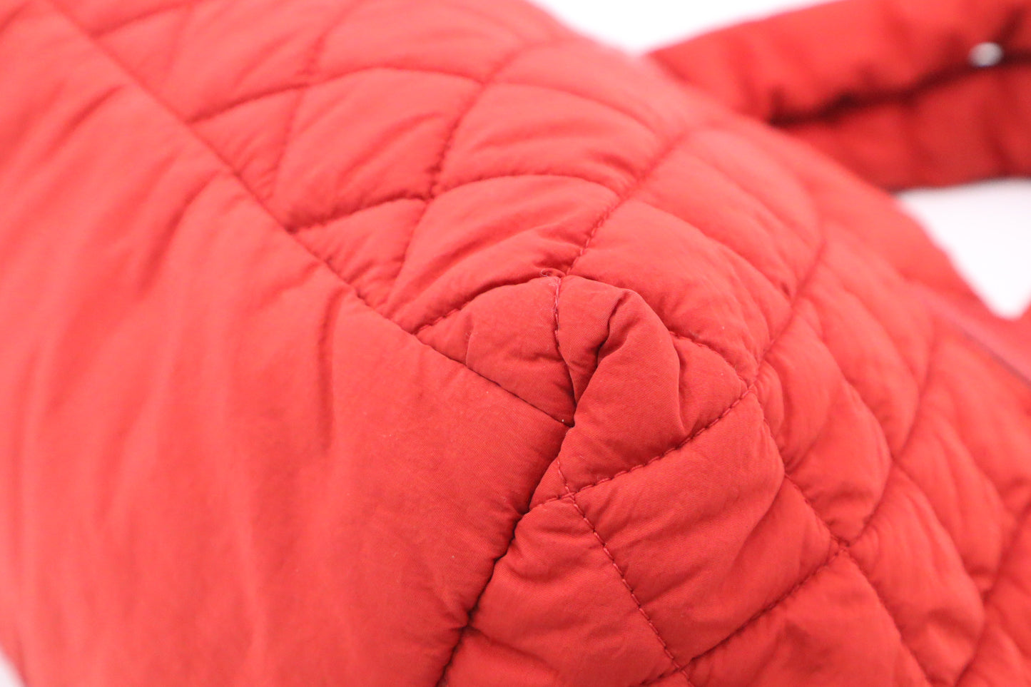 Chanel Cocoon Handbag in Red Nylon