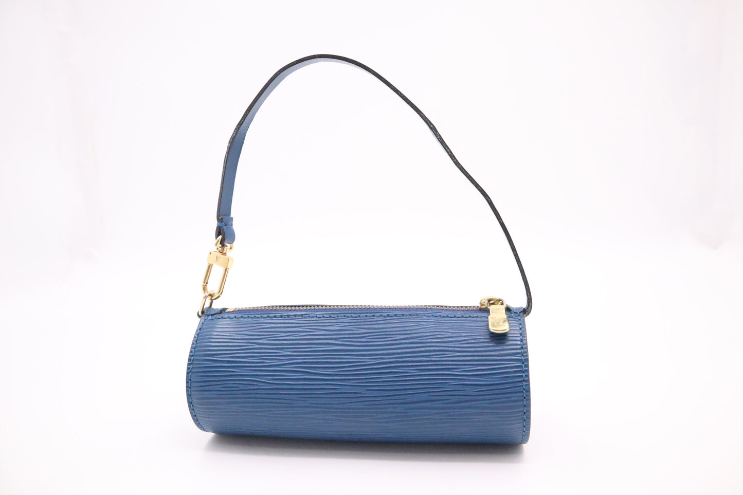 Louis Vuitton Papillon Pouch in Blue Epi Leather