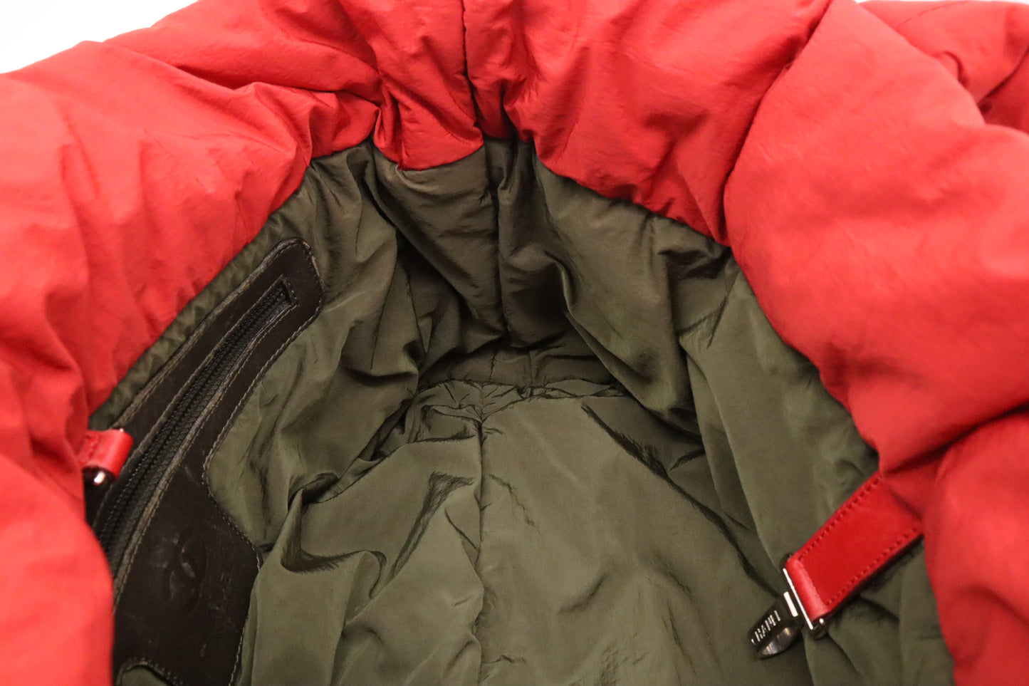 Chanel Cocoon Handbag in Red Nylon