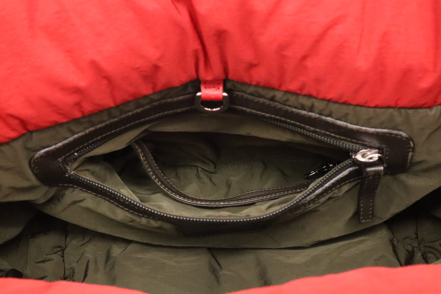 Chanel Cocoon Handbag in Red Nylon