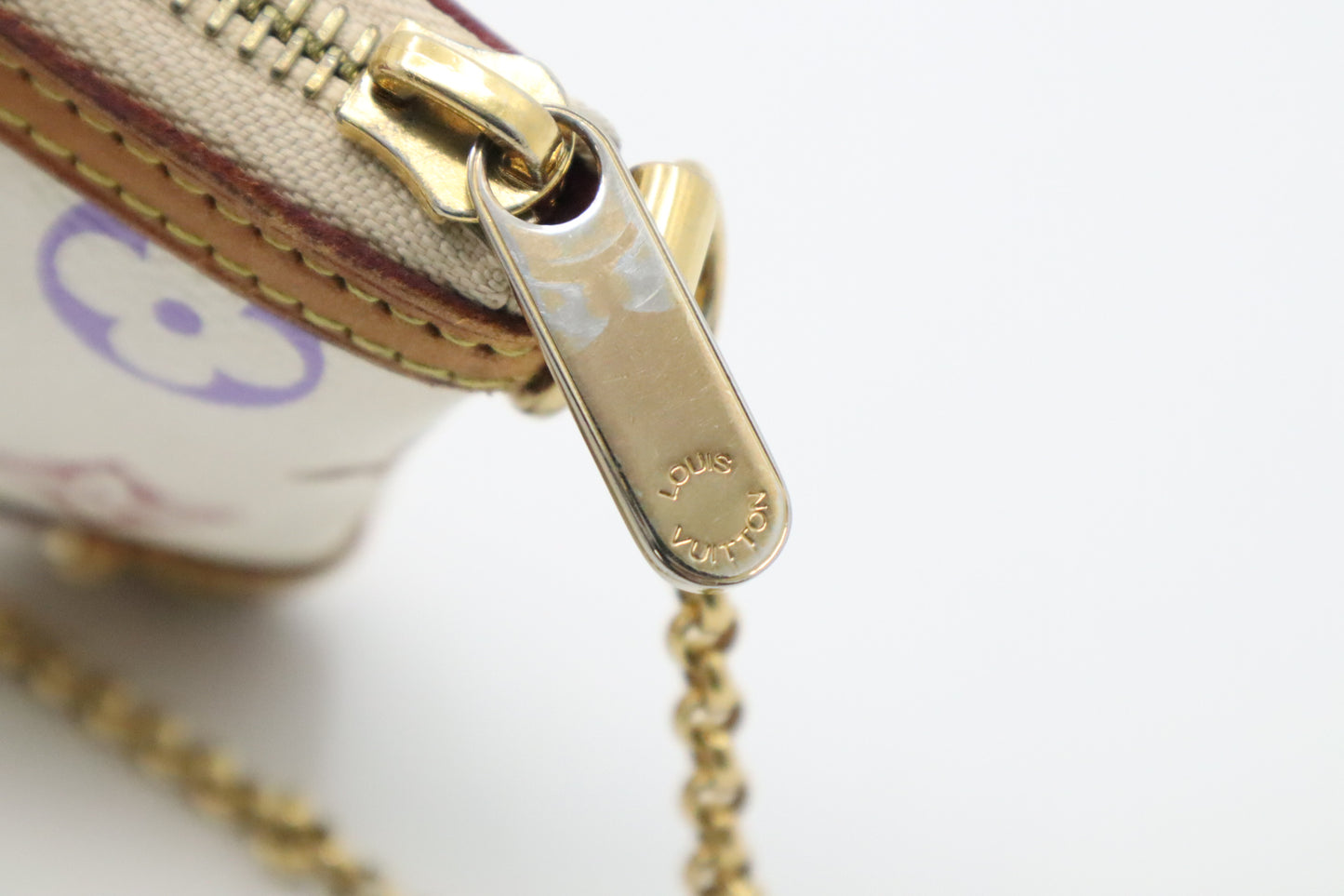 Louis Vuitton Pochette Milla MM in White Multicolor Monogram Canvas