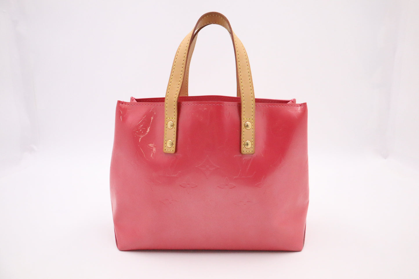Louis Vuitton Reade PM in Framboise Vernis Leather