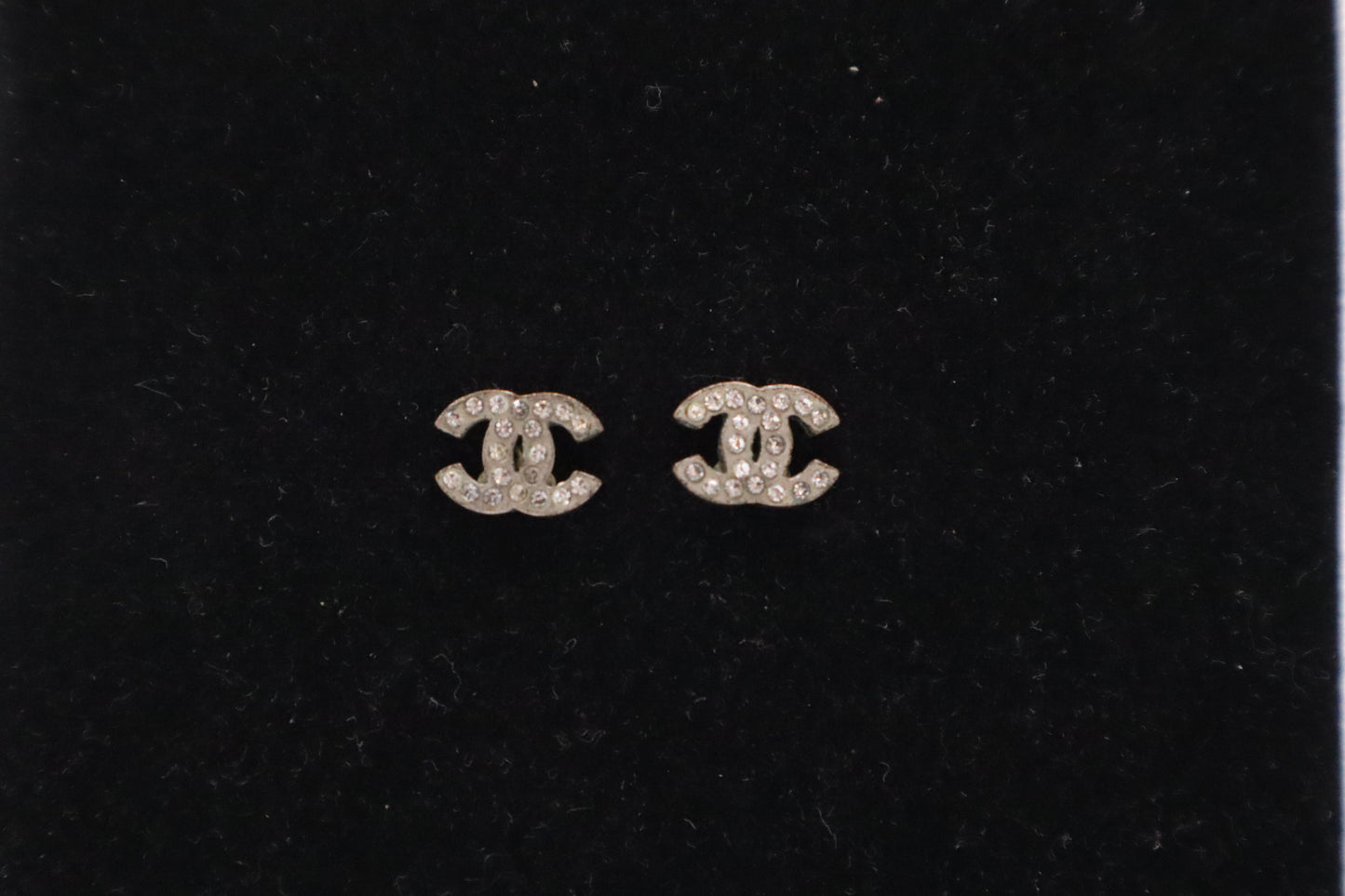 Chanel CC Stud Earrings
