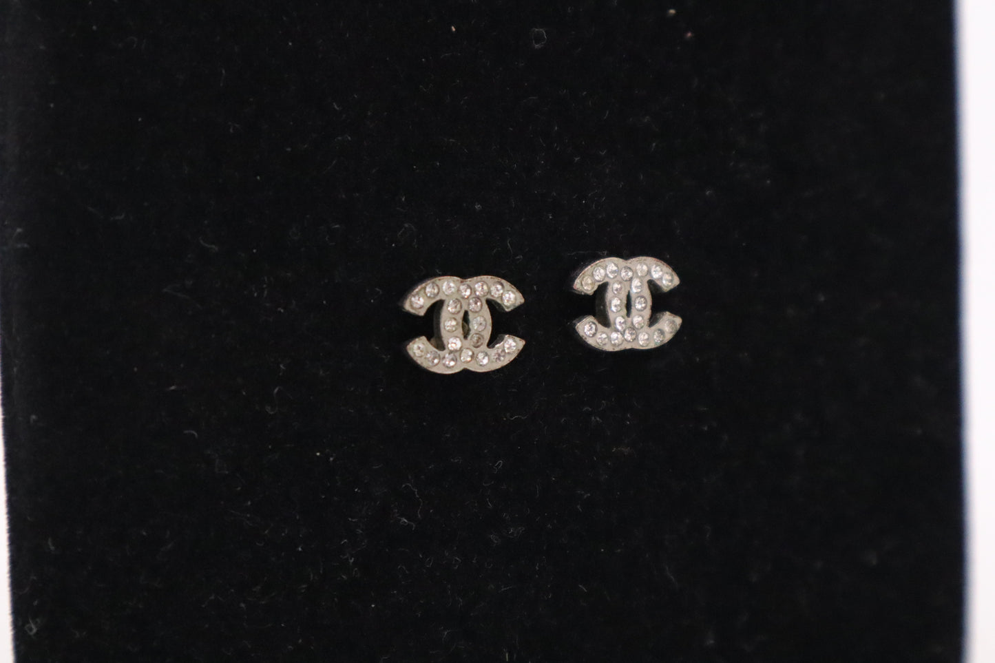 Chanel CC Stud Earrings