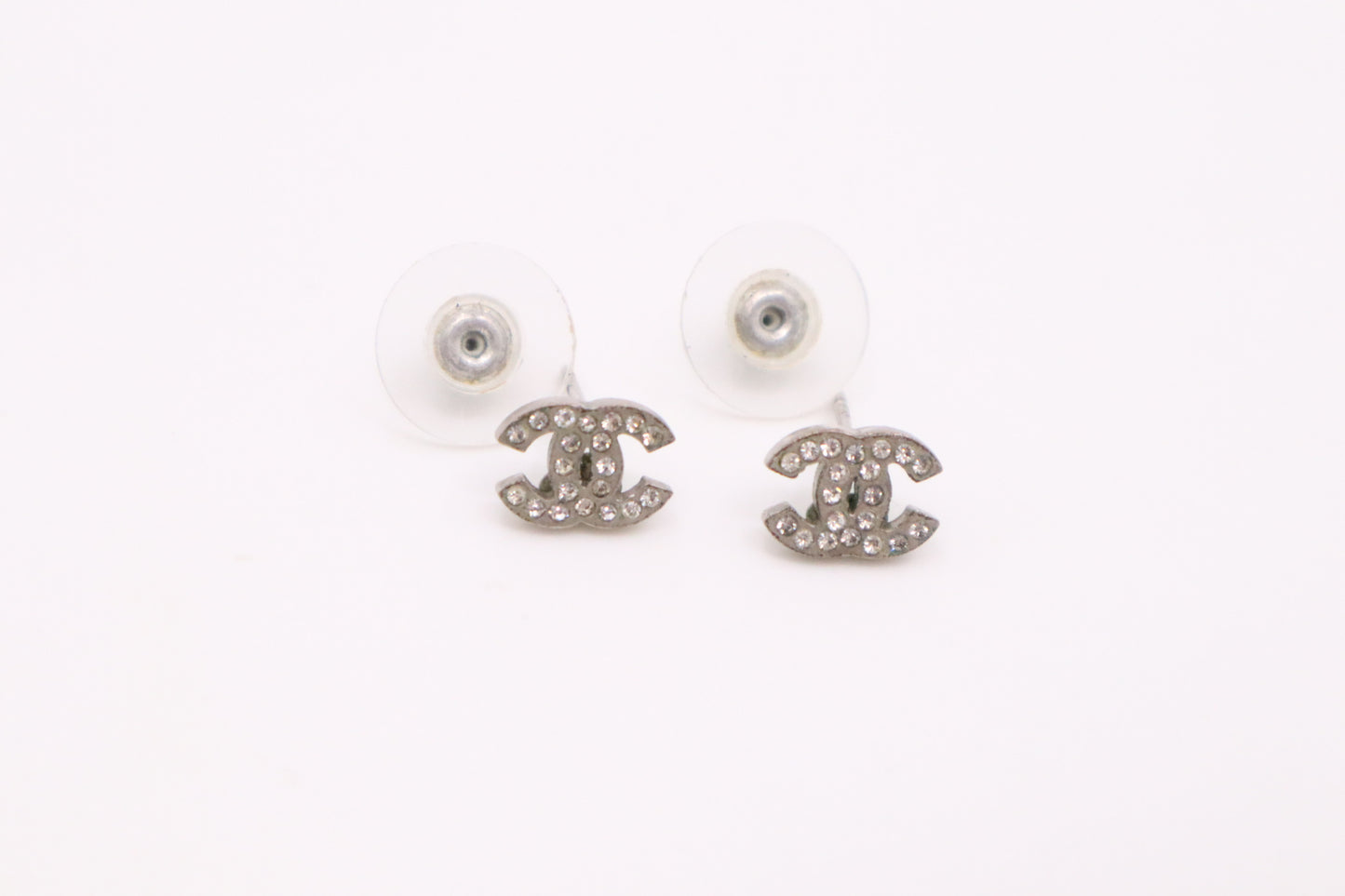 Chanel CC Stud Earrings
