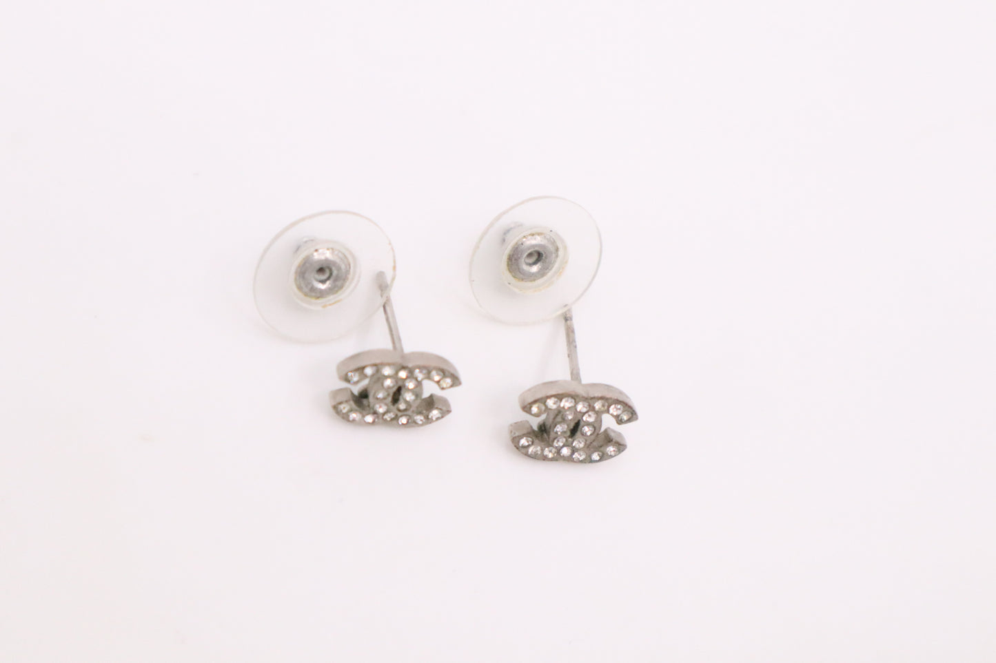 Chanel CC Stud Earrings