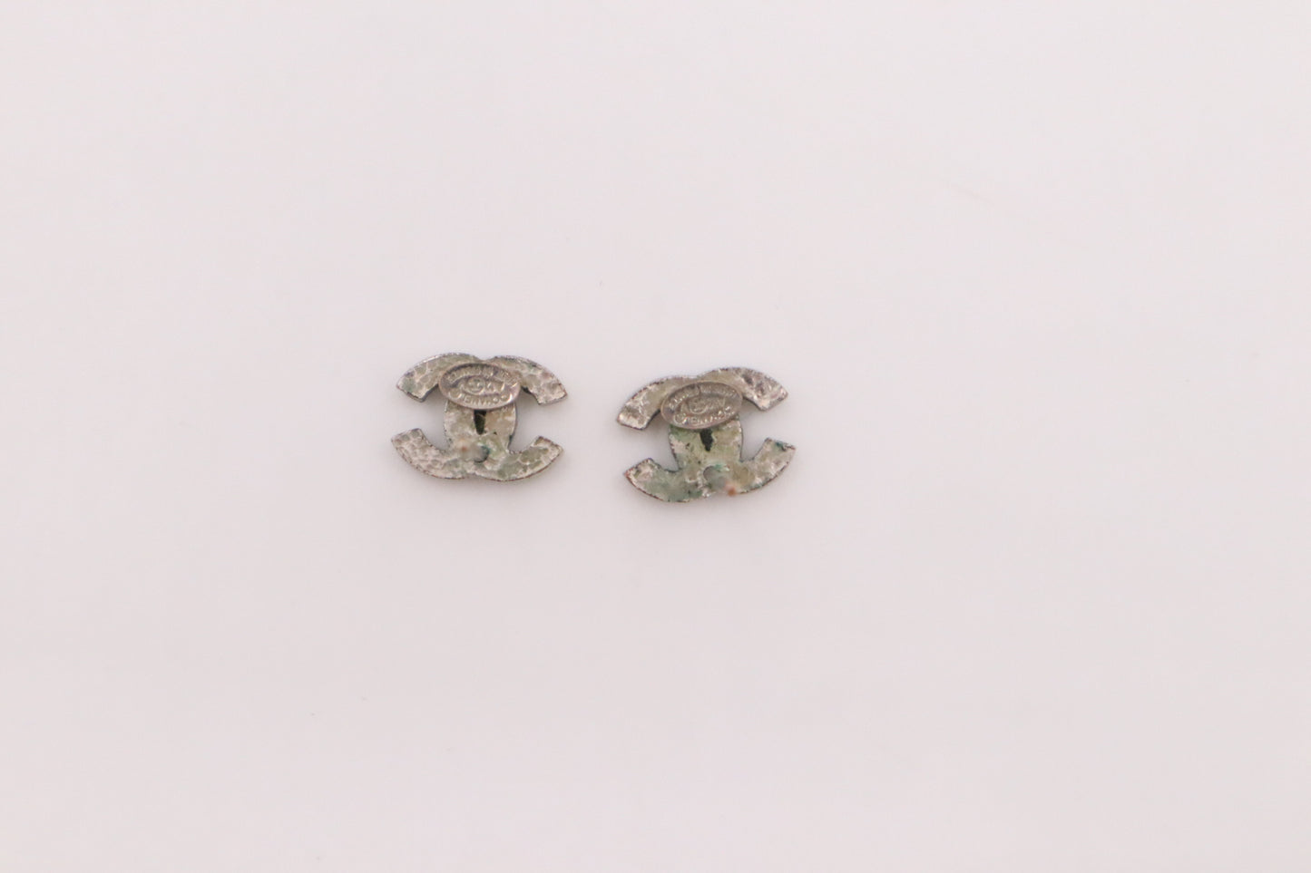 Chanel CC Stud Earrings