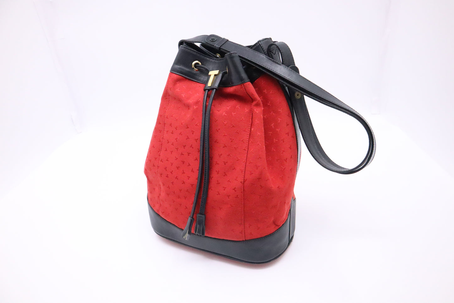 Tiffany & Co. Shoulder Bag in Red Cloth Canvas
