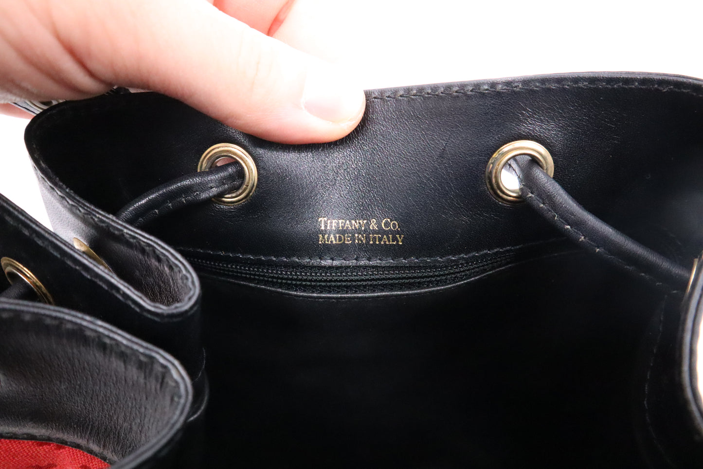 Tiffany & Co. Shoulder Bag in Red Cloth Canvas