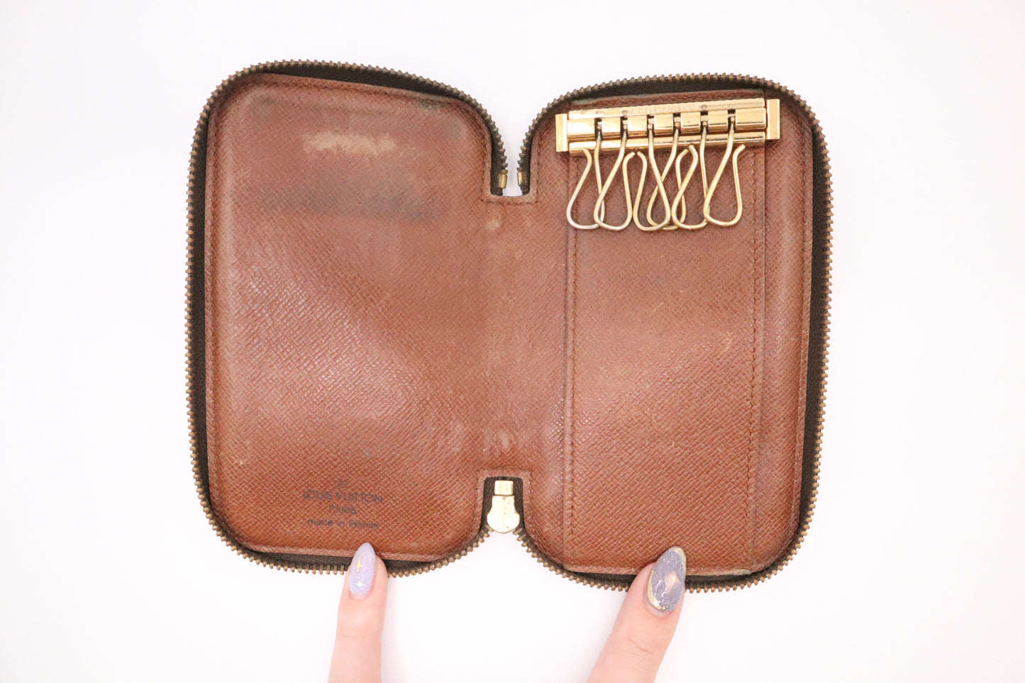 Louis Vuitton Zip Around 6 Key Holder Case in Monogram Canvas