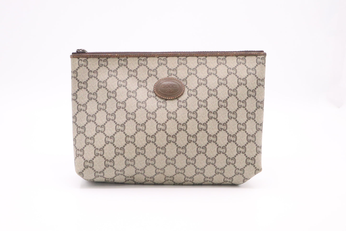Gucci Plus Clutch in GG Supreme Canvas