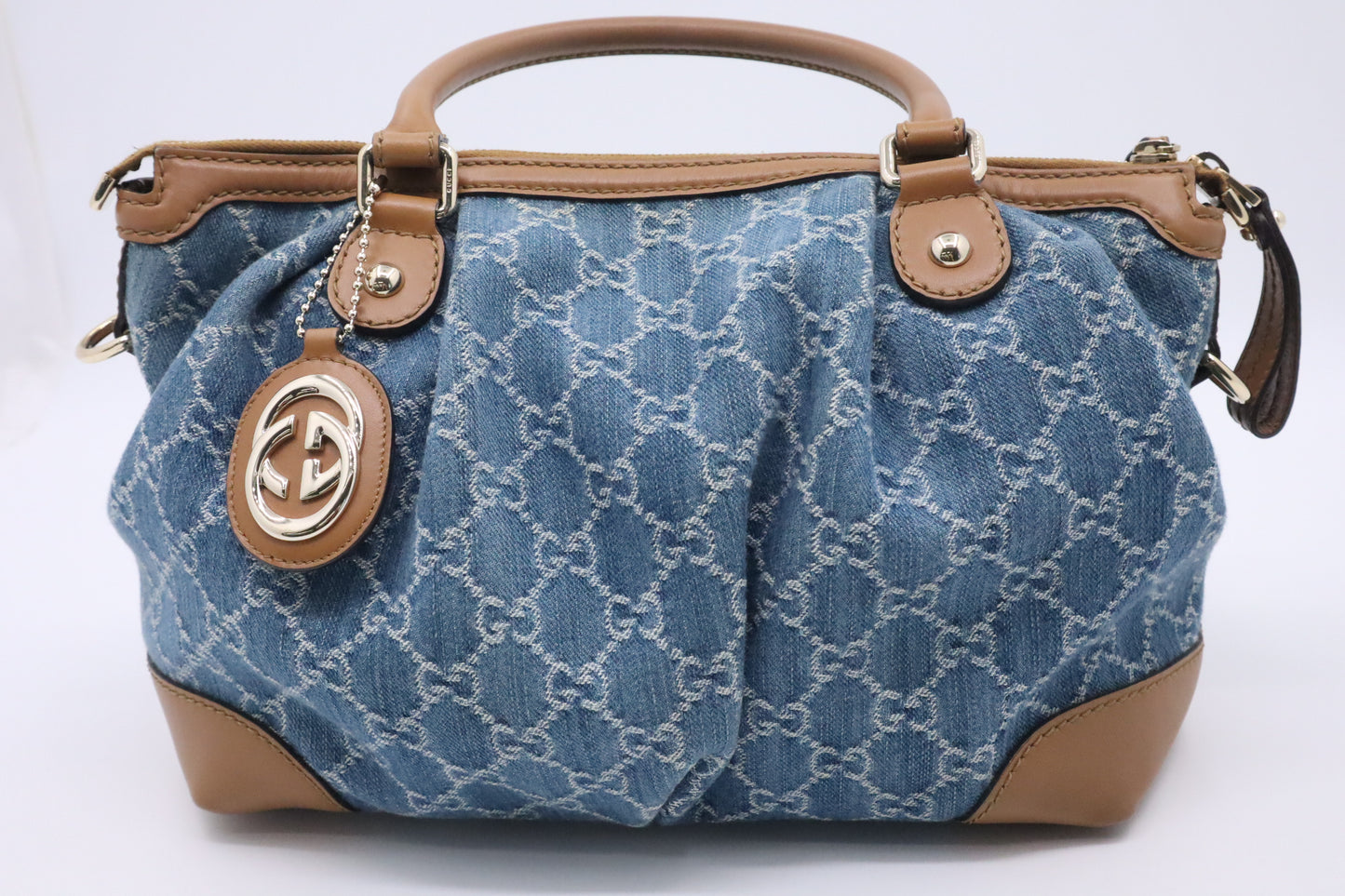 Gucci Sukey 2way Bag in GG Denim Canvas