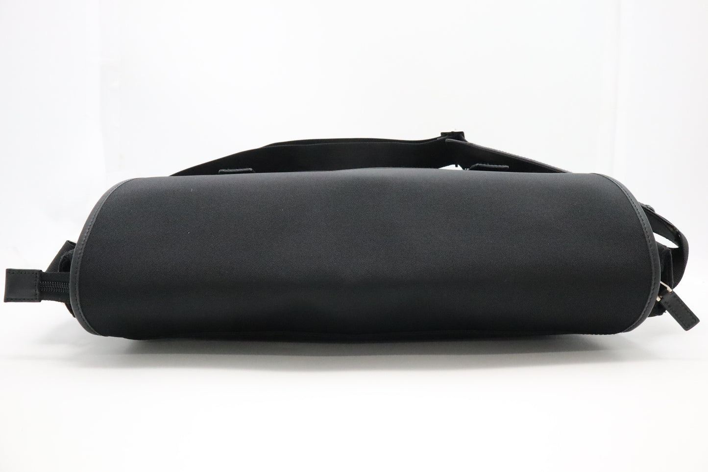 GG Messenger Bag in Black Cotton