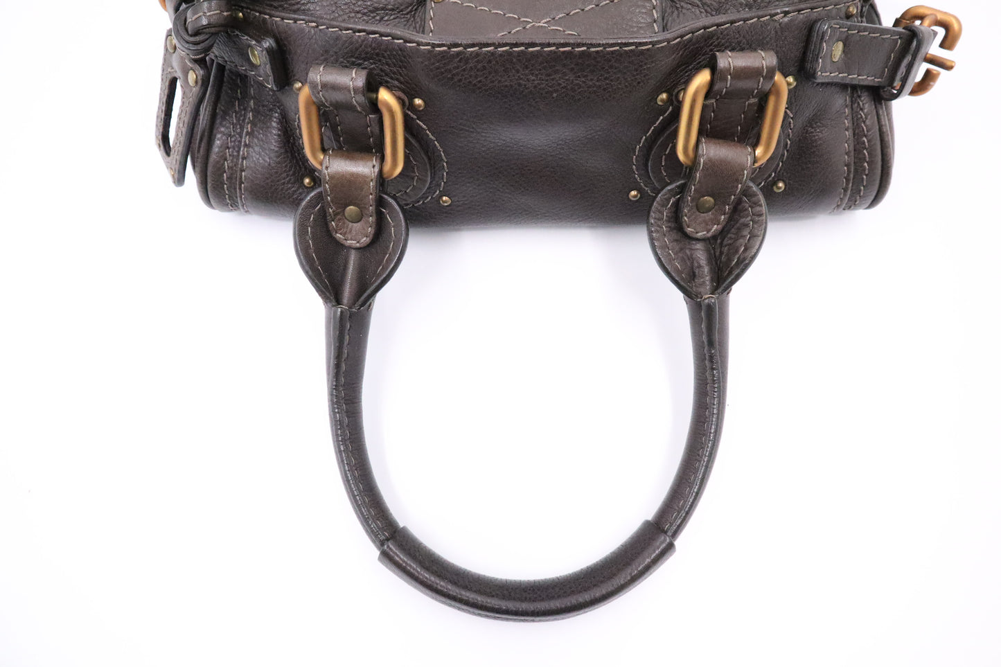 Chloe Paddington in Brown Grey Leather